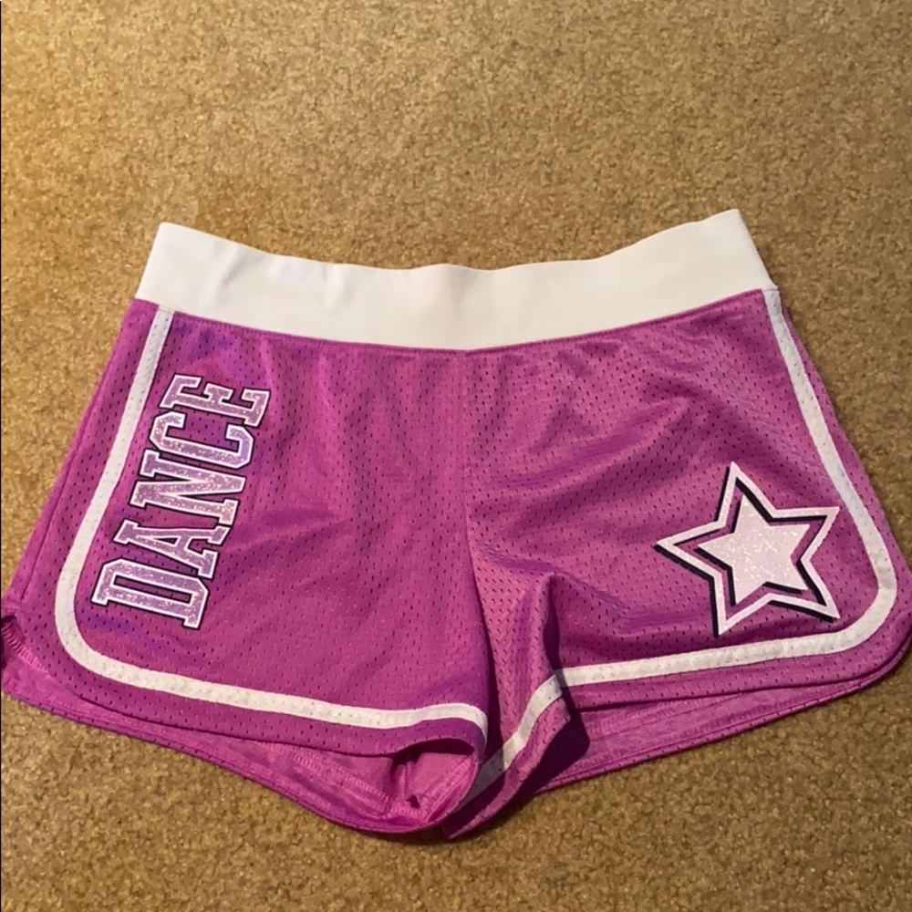 JUSTICE PURPLE DANCE SHORTS